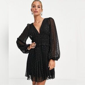 ASOS Designer Black Cocktail Dress